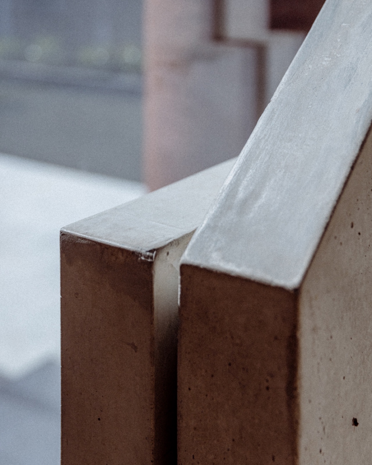 Anderson Road residence brick and concrete detail